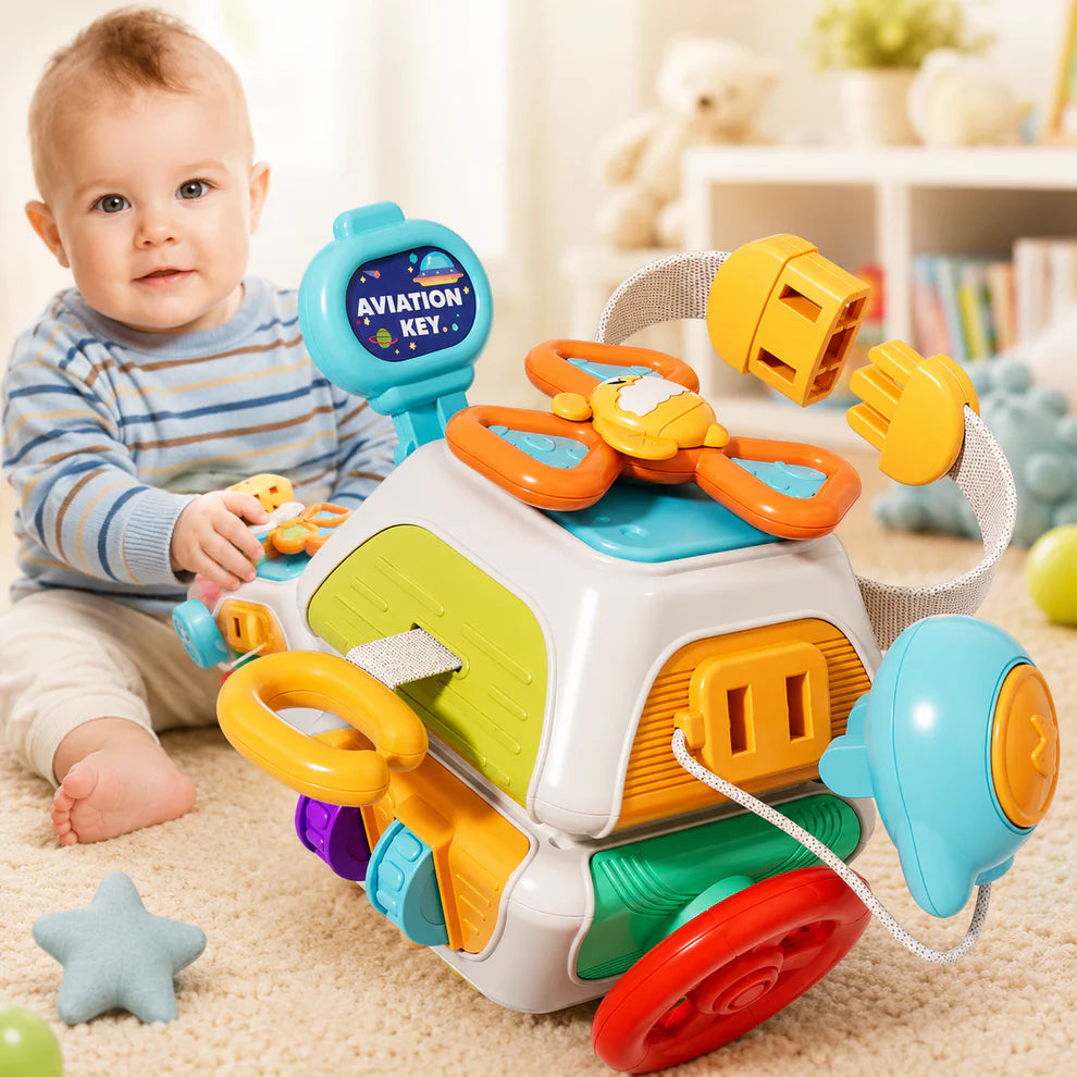 Busy Board Cube Activity Toy