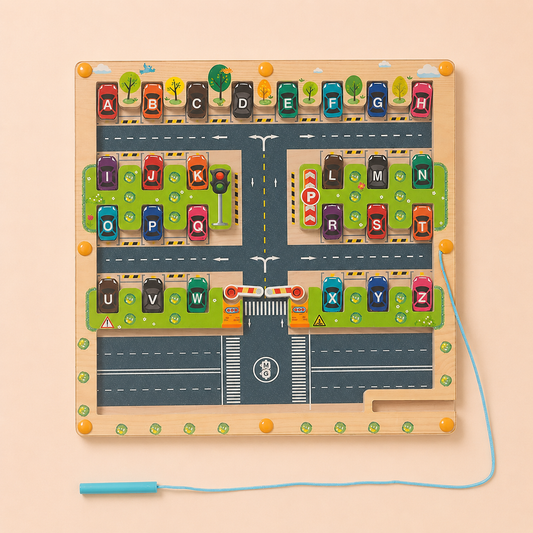 Alphabet Parking Maze