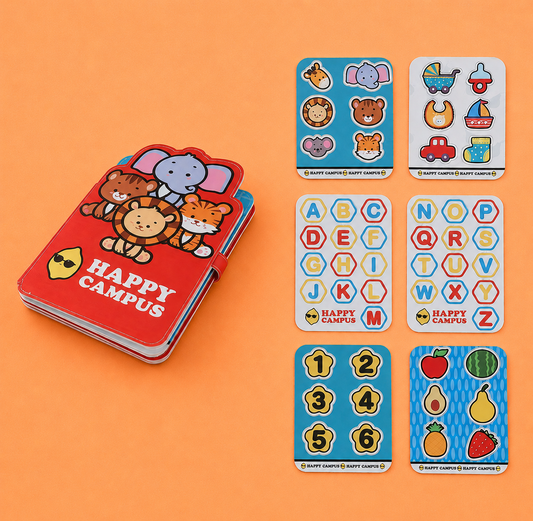 Baby Sticker Book – Reusable Early Learning Activity Book