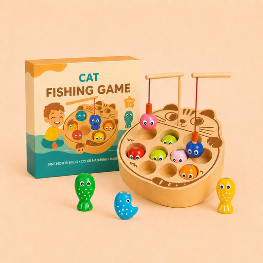 Cat Fishing Game Toy