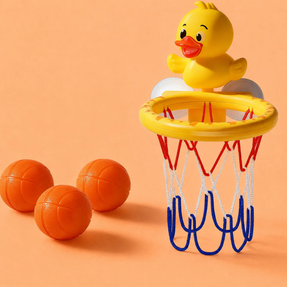 Duck Baby Basketball Bathtub Toy Set