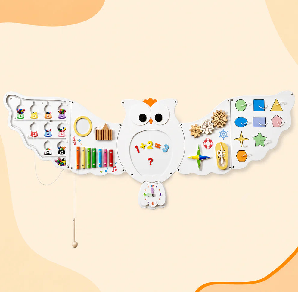 Owl Wall Activity Busy Board Toy