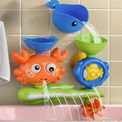 Crab Waterfall Baby Bath Toy