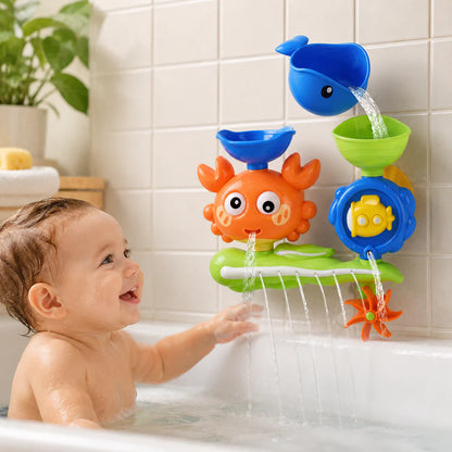 Crab Waterfall Baby Bath Toy