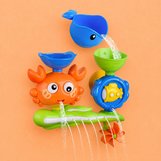 Crab Waterfall Baby Bath Toy