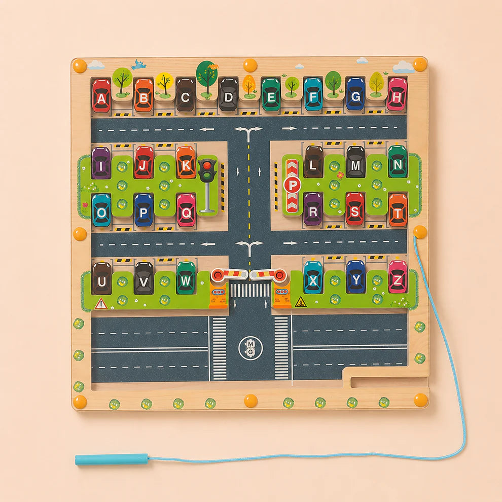 Alphabet Parking Maze