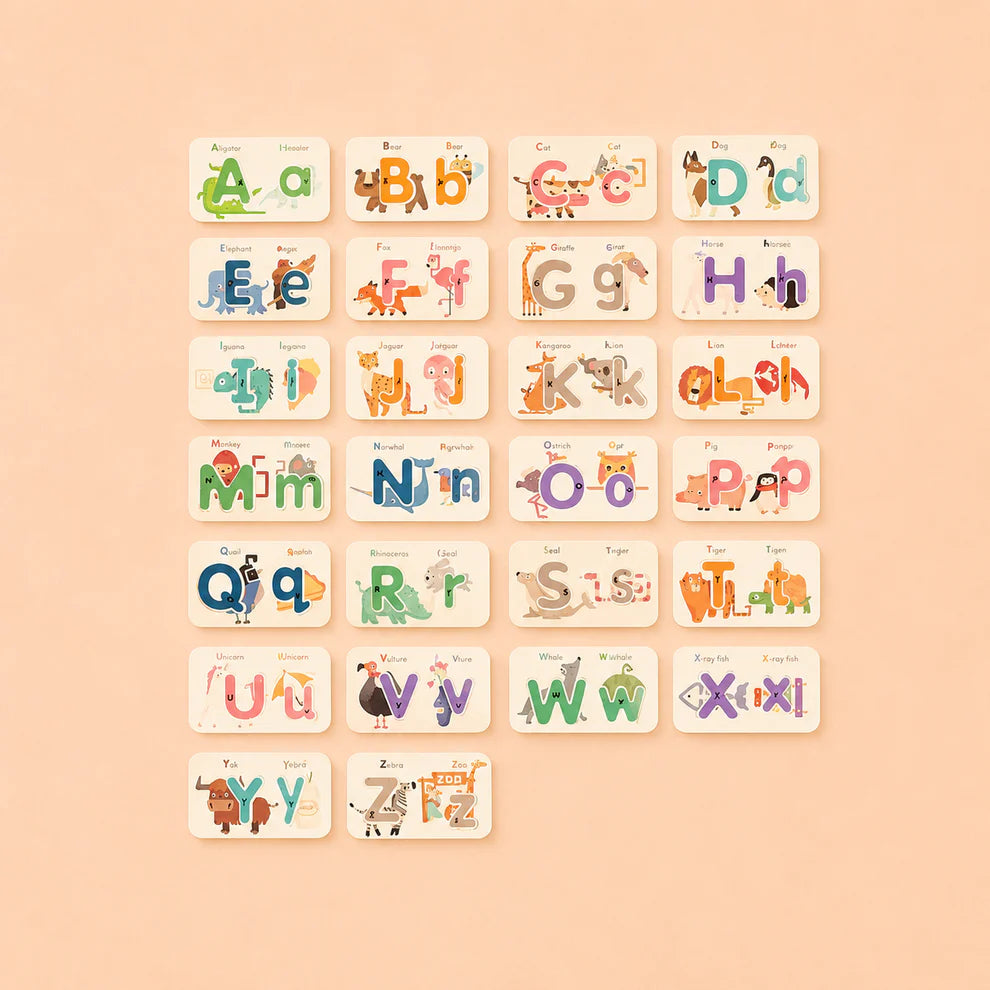 Animal Alphabet Flash Cards