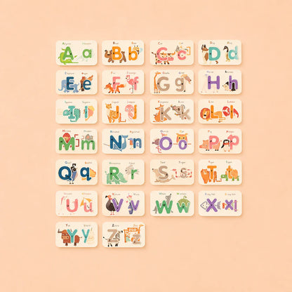 Animal Alphabet Flash Cards