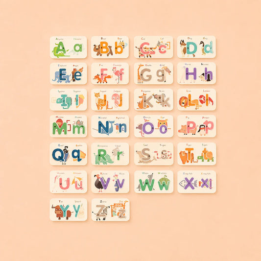 Animal Alphabet Flash Cards