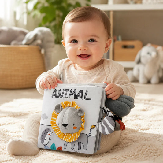 Animal Baby Sensory Soft Book