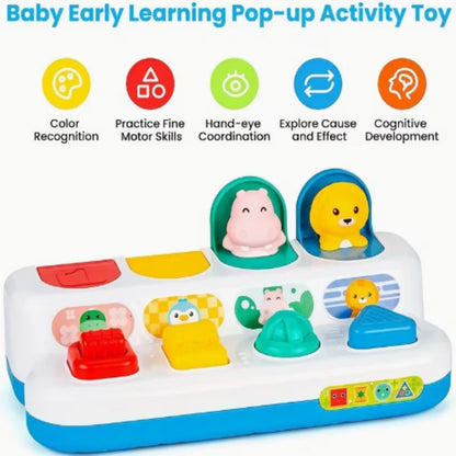 Animal Pop-Up Baby Activity Educational Toy