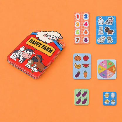 Baby Farm Animals Sticker Book – Reusable Learning & Activity Book