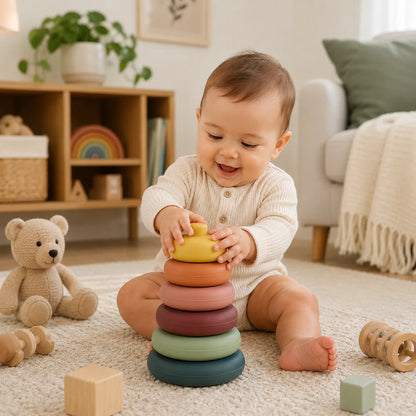 Baby Montessori Building Blocks Stacking Toy