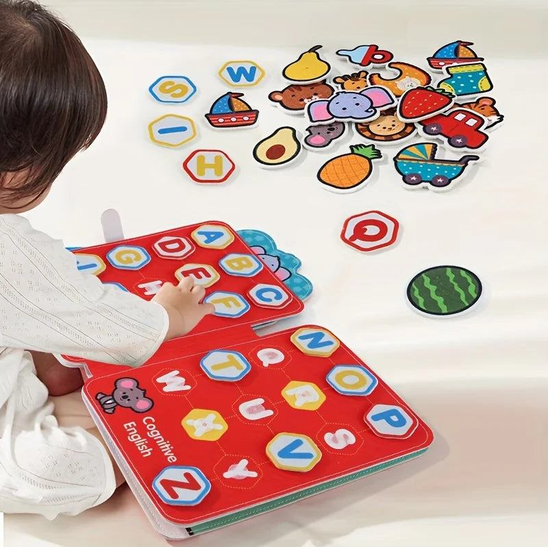 Baby Sticker Book – Reusable Early Learning Activity Book