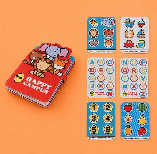 Baby Sticker Book – Reusable Early Learning Activity Book