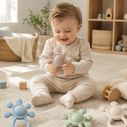 Baby Teething Toy for Sensory Development & Soothing Relief