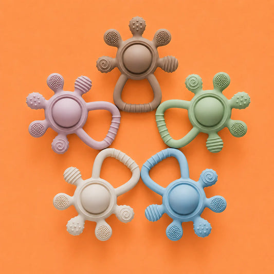Baby Teething Toy for Sensory Development & Soothing Relief