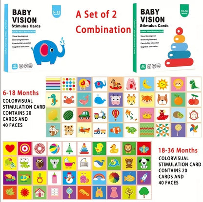 Baby Vision Flashcards – High Contrast Early Learning Cards for Visual & Cognitive Development