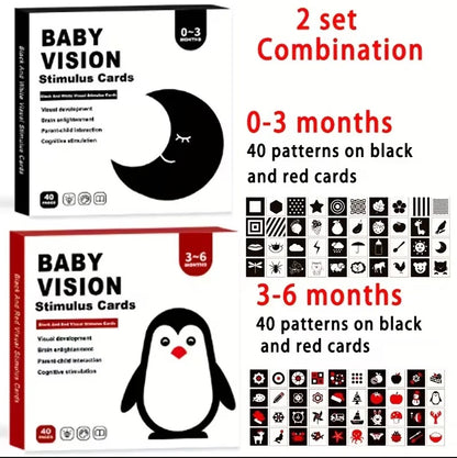 Baby Vision Flashcards – High Contrast Early Learning Cards for Visual & Cognitive Development