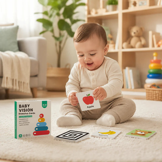 Baby Vision Flashcards – High Contrast Early Learning Cards for Visual & Cognitive Development