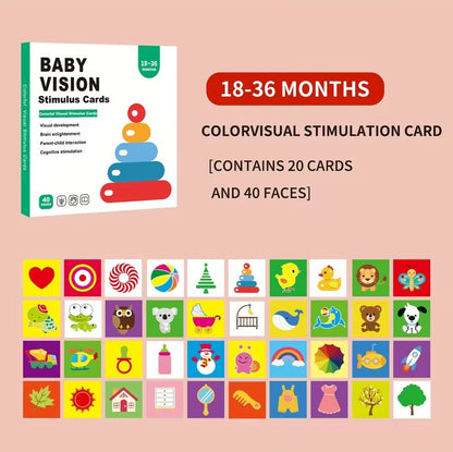 Baby Vision Flashcards – High Contrast Early Learning Cards for Visual & Cognitive Development