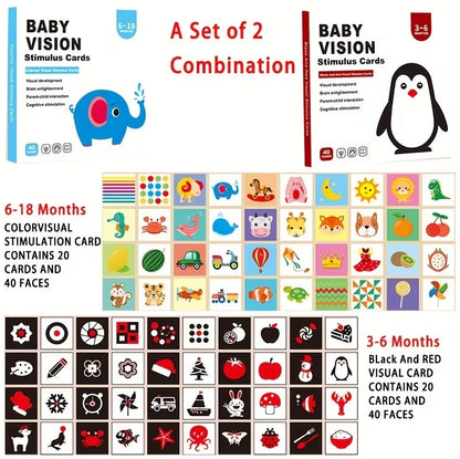 Baby Vision Flashcards – High Contrast Early Learning Cards for Visual & Cognitive Development