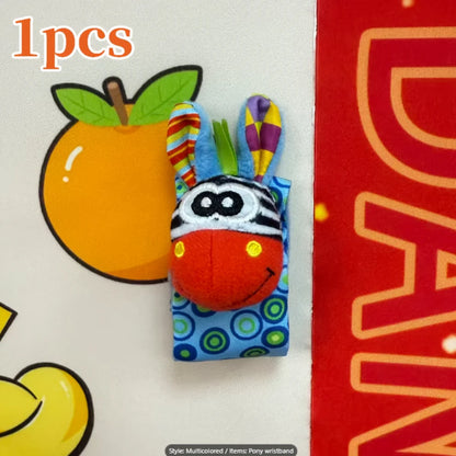 Baby Wrist Rattles Sensory Toy Set