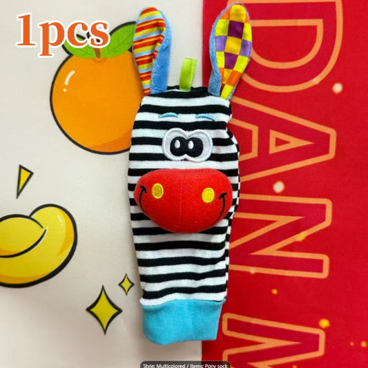 Baby Wrist Rattles Sensory Toy Set