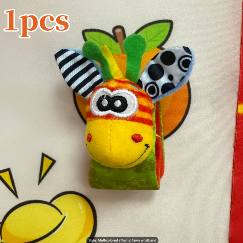 Baby Wrist Rattles Sensory Toy Set