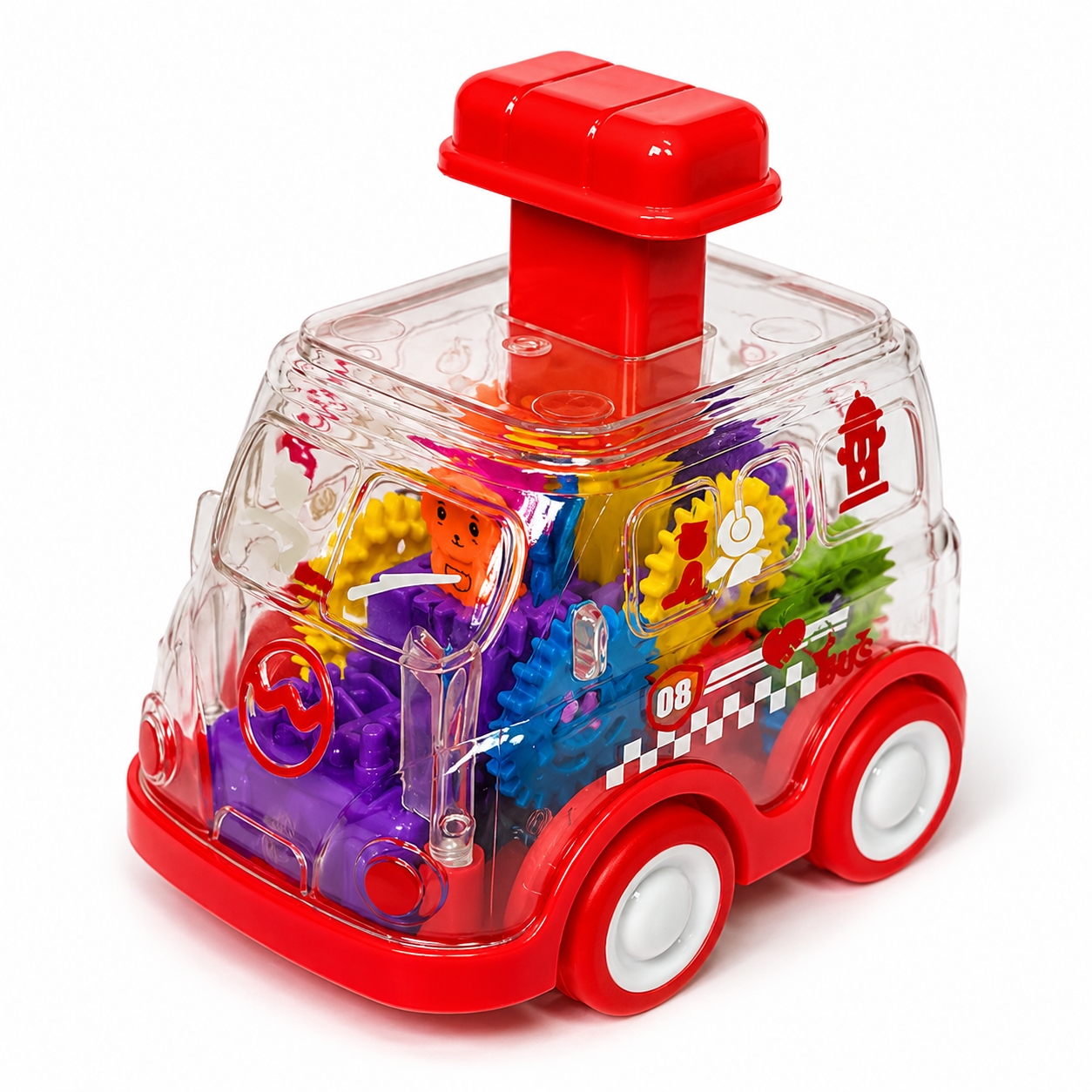 Bright and Colorful Toy Car – Fun Rolling Sensory Vehicle for Babies