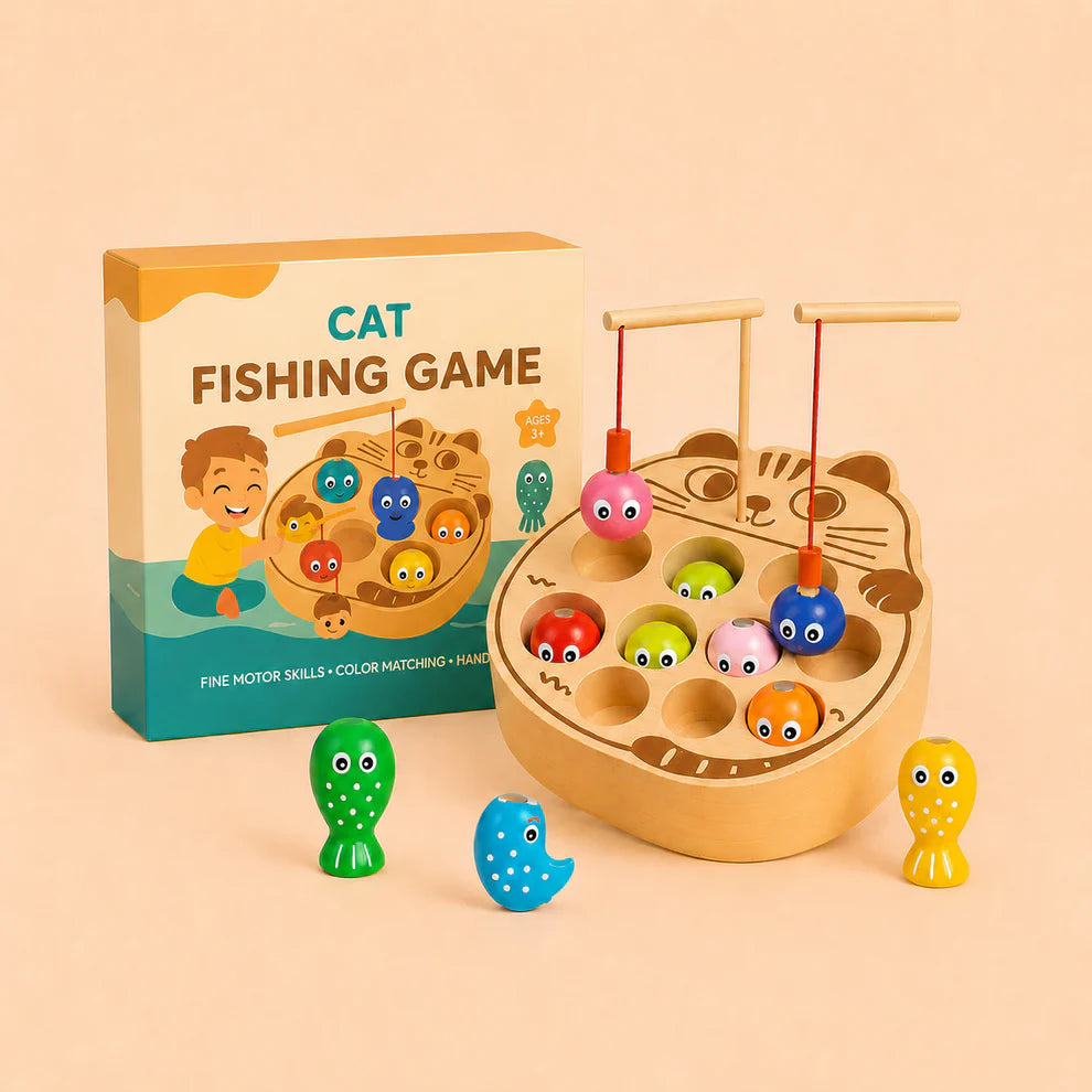 Cat Fishing Game Toy