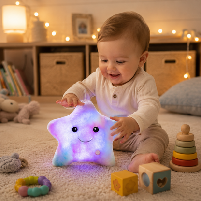 Light-Up Star Plush Toy – Soft Glowing Night Light Companion for Kids