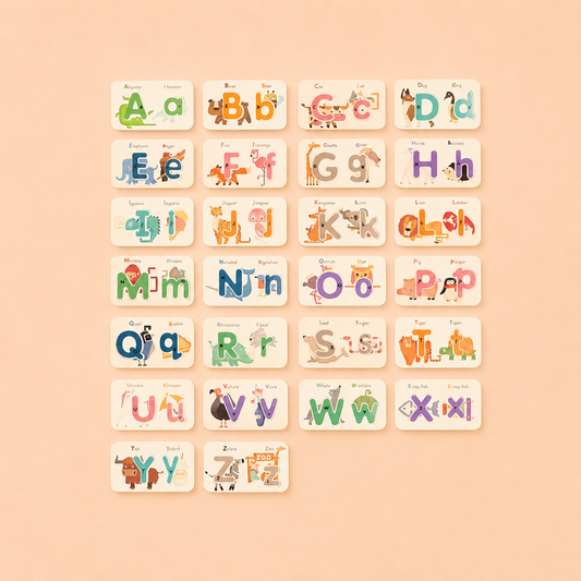 Animal Alphabet Flash Cards