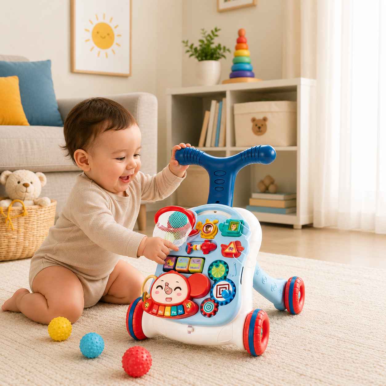 Interactive Learning Baby Walker