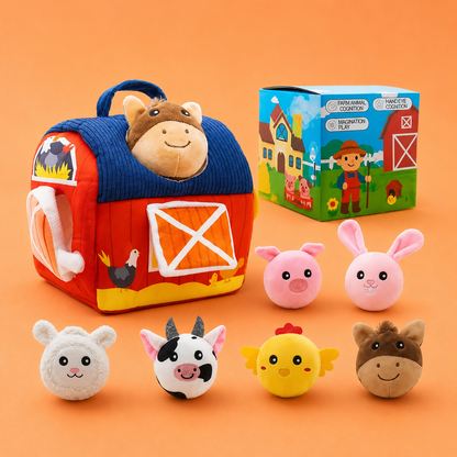 Animal Farm Plush Toy Set