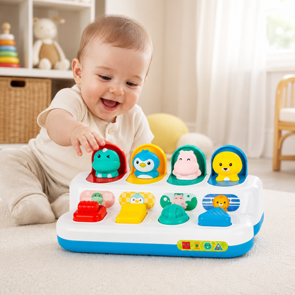 Animal Pop-Up Baby Activity Educational Toy
