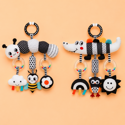 Newborn Car Toy Hanging Decoration for Stroller, Crib and Travel