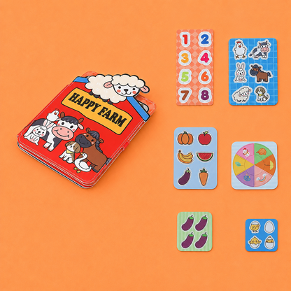 Baby Farm Animals Sticker Book – Reusable Learning & Activity Book