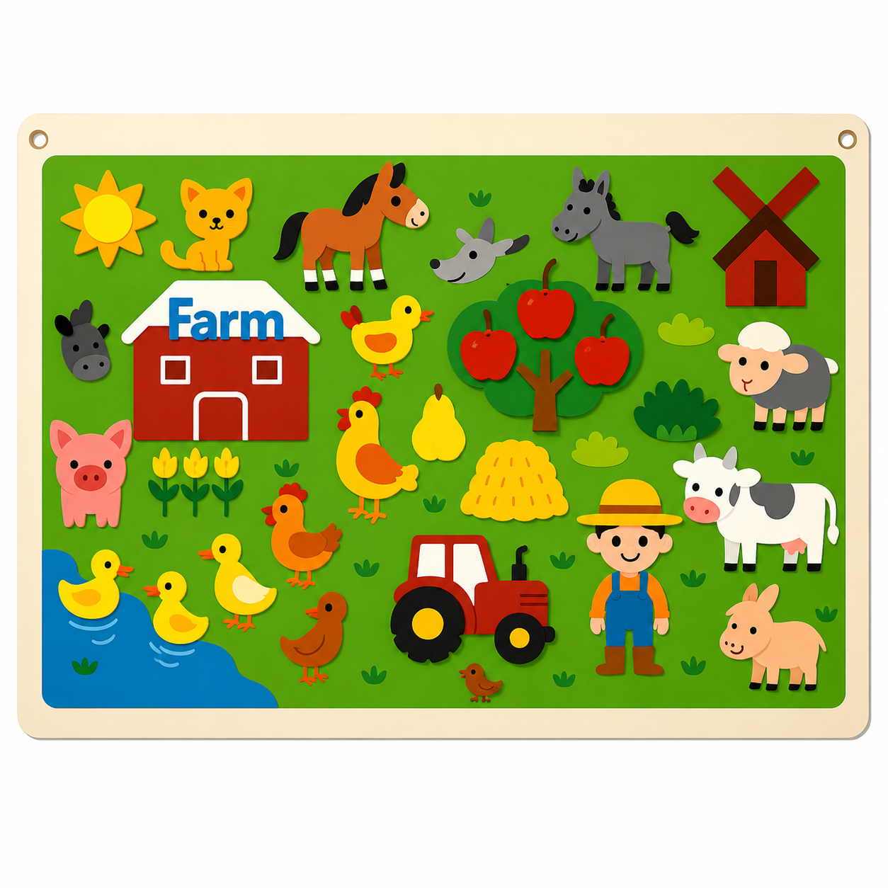 Educational Felt Board Play Set