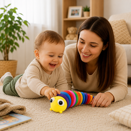 Rainbow Wiggle Caterpillar Toy