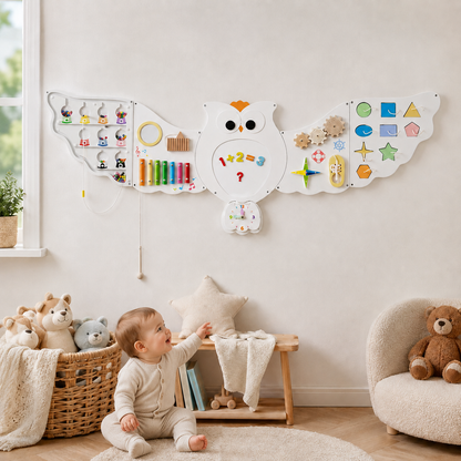 Owl Wall Activity Busy Board Toy