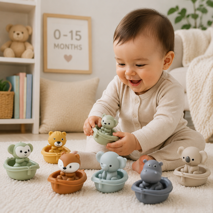 Fun Floating Water Bath Toys – Interactive Splash & Play Bath Set