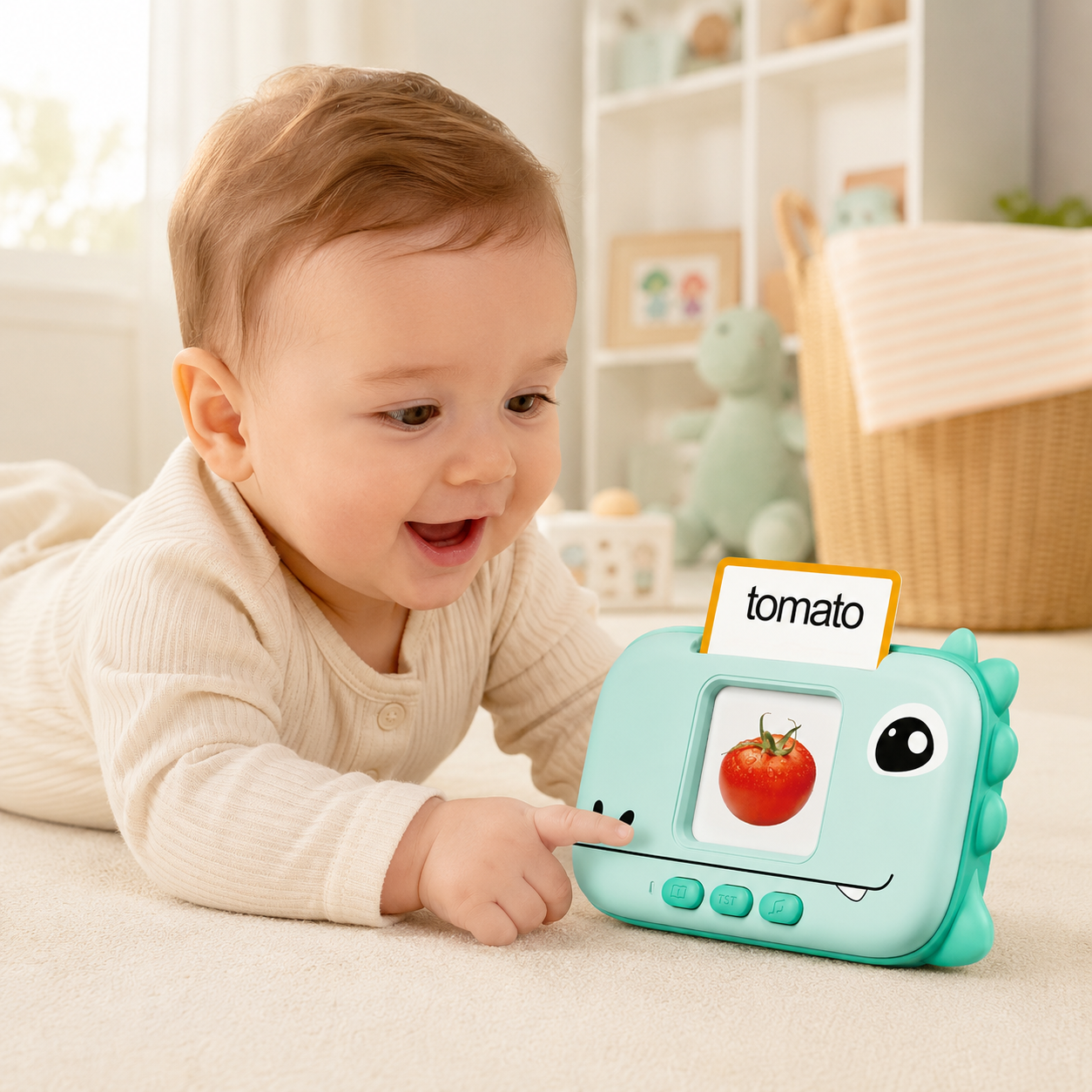 Dinosaur Baby Learning Flashcard Toy