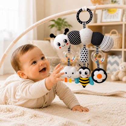 Newborn Car Toy Hanging Decoration for Stroller, Crib and Travel