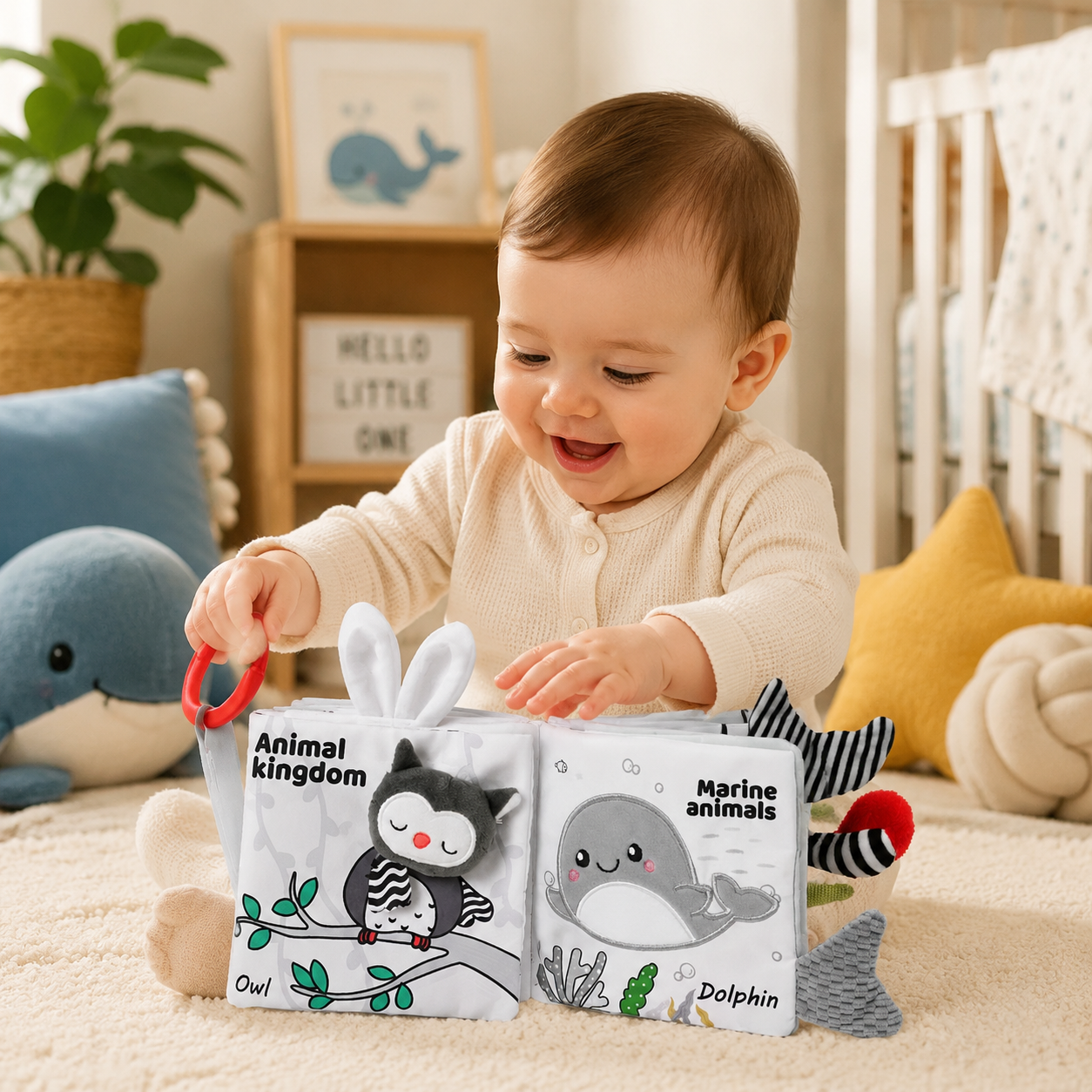 Interactive Baby Book – Engaging Sensory Learning & Discovery Book