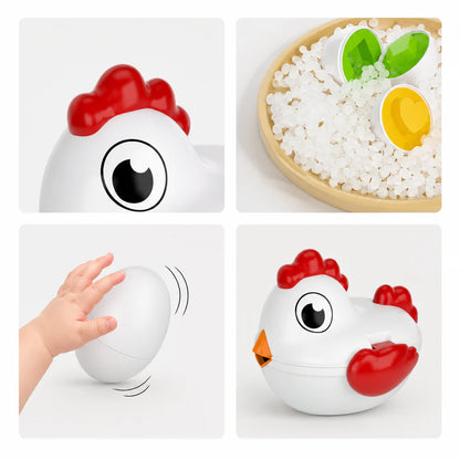 Chicken Egg Matching Game – Fun Shape Sorting & Early Learning Toy for Toddlers