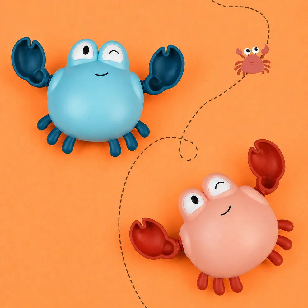 Cute Crab Water Toys for Babies – Fun Splash Bath Time Play
