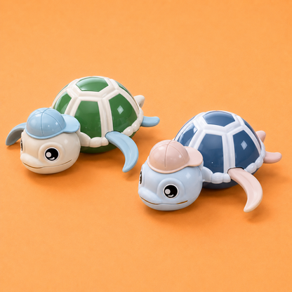 Cute Swimming Turtle Bath Toy for Fun Water Play