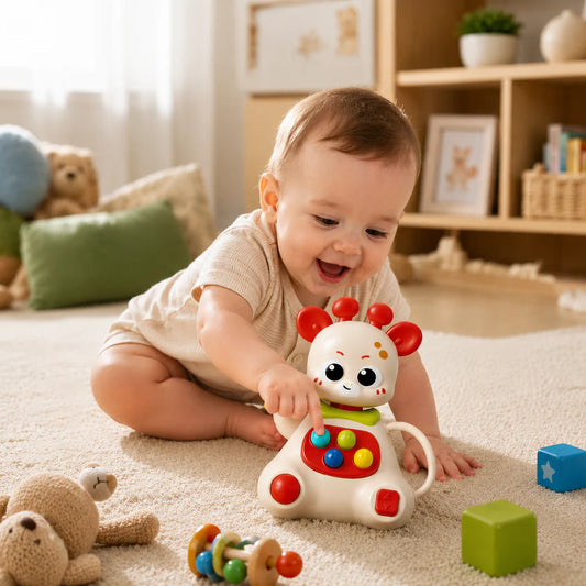Deer Baby Musical Rattle Sensory Toy