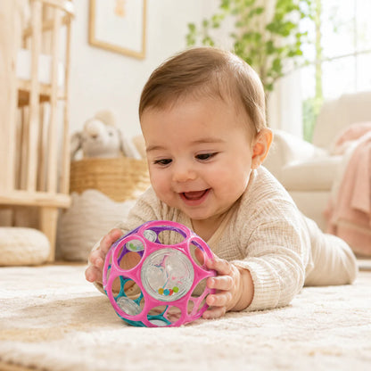 Easy-Grip Baby Rattle Ball Sensory Toy
